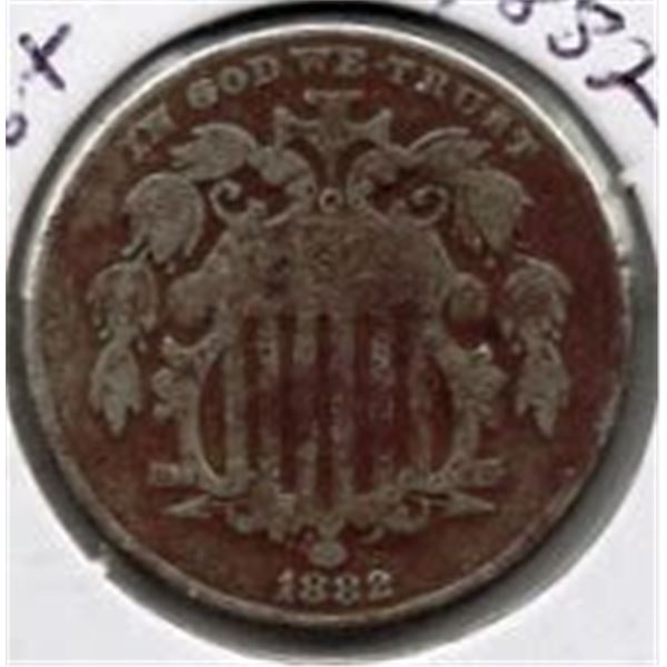 1882 Shield Nickel