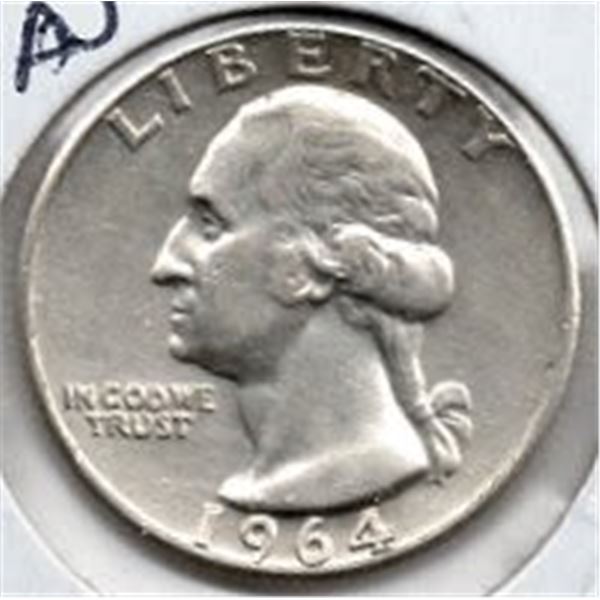 1964 Washington Quarter