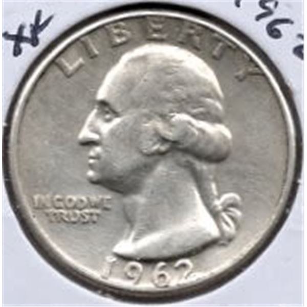 1962 Silver Washington Quarter