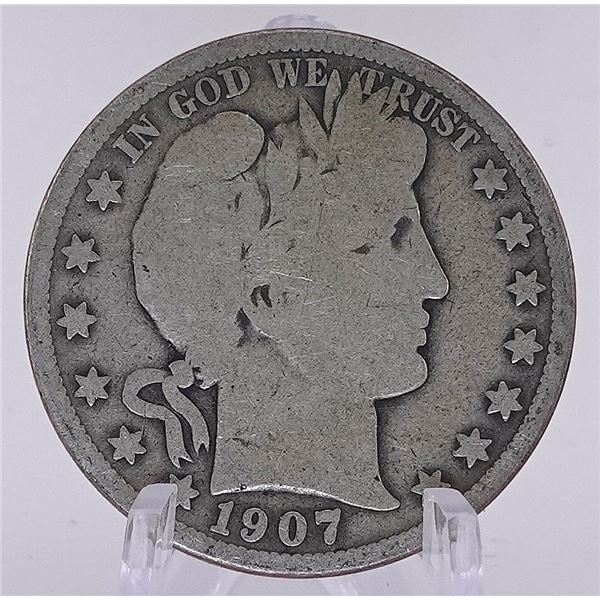 1907 Barber Quarter