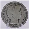 Image 1 : 1907 Barber Quarter