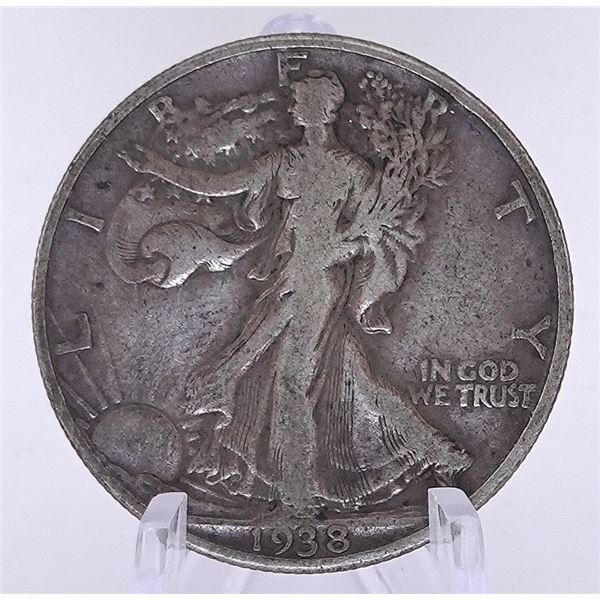 1938-D Walking Liberty Half Dollar