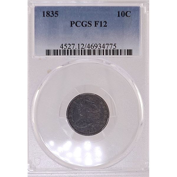 1835 Capped Bust Dime