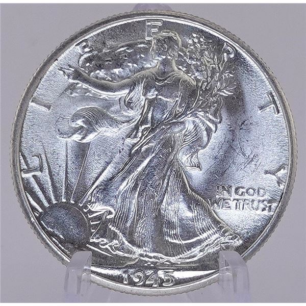1945-D Walking Half Dollar