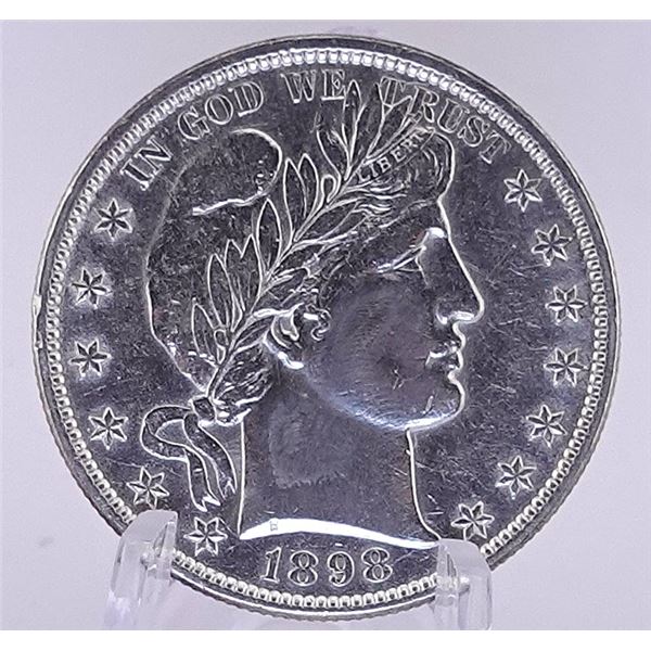 1898 Barber Half Dollar