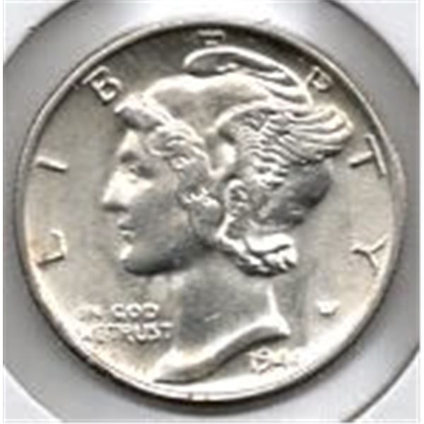 1944 Mercury Dime