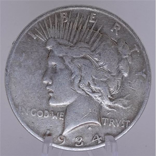 1934-S Peace Dollar