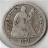 Image 1 : 1871 Seated Half Dime