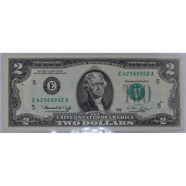 1976 $2 Dollar Note