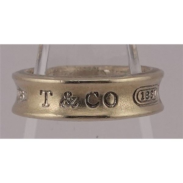 Tiffany and Co. Silver Ring Size 8