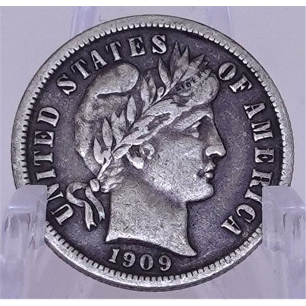 1909 Barber Dime