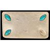 Image 1 : Belt Buckle with Turquoise [177875]