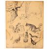 Image 1 : Print:  Early Sketch by Kurt Weise [177794]