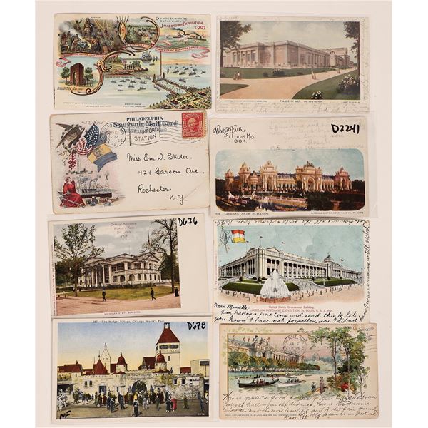 Expo Postcard Assortment, 8, c. 1904-33 [184337]