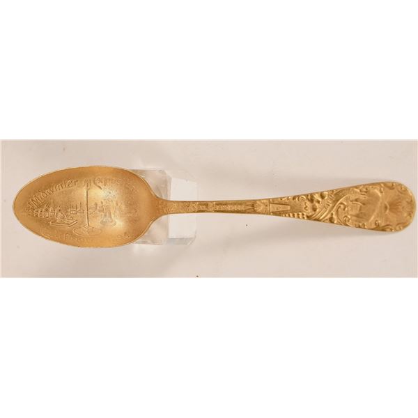 Midwinter Fair Gold Plated Souvenir Spoon, 1894 [183351]
