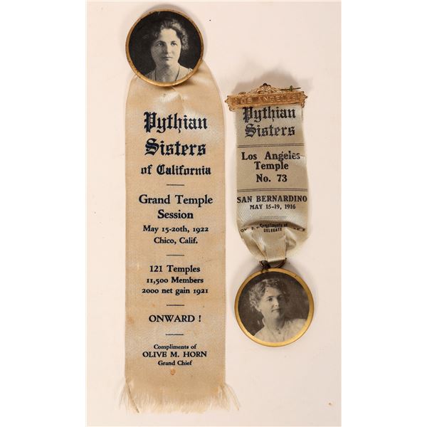 Pythian Sister Breastbadge Pair [183140]