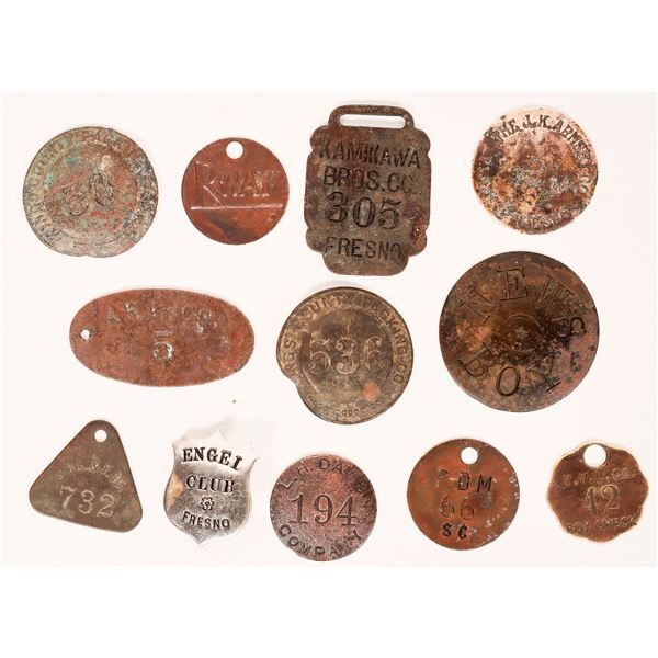 Fresno Badges & Equipment Tags (12) [183127]