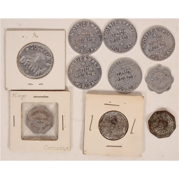 Kings & Merced County Tokens [183102]