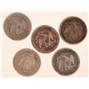 Image 2 : 1874/1875 Seated Liberty Half Dollars (5) [184646]
