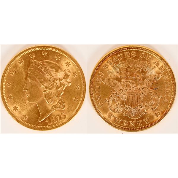 1875-S $20 Liberty Head Gold [184638]