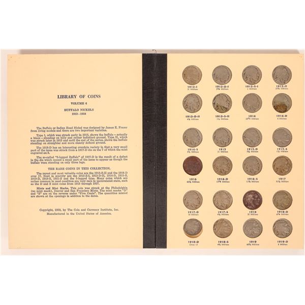 Buffalo Nickel Library of Coins Album [184862]