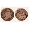 Image 1 : Capped Bust Half Dollars (2) [184640]