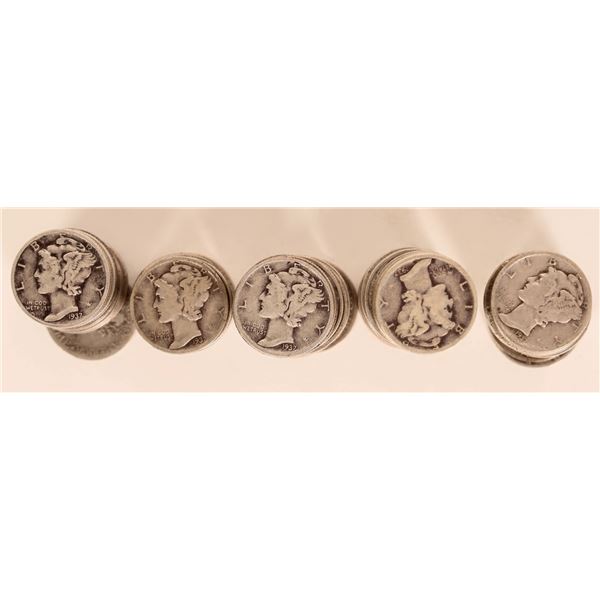 Mercury Dimes (100) [184835]