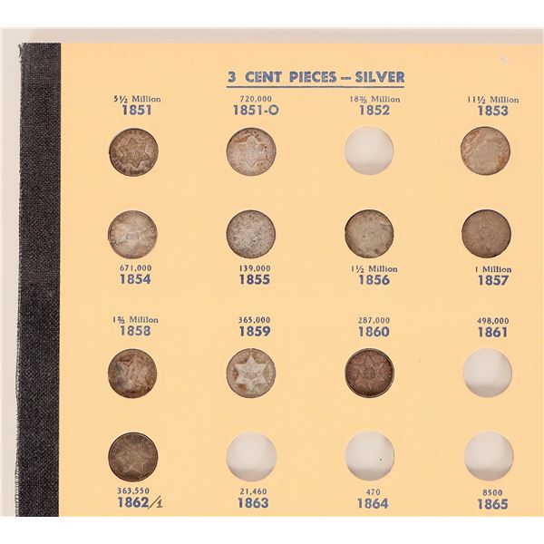 Silver Three Cent Pieces [184297]