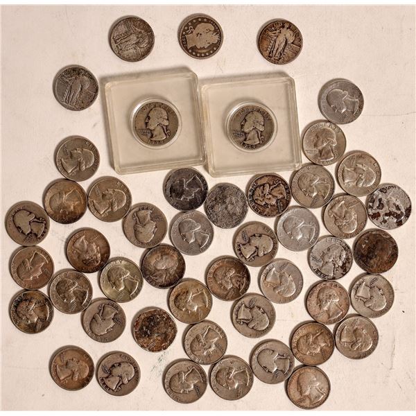 Silver U. S. Quarters [183001]