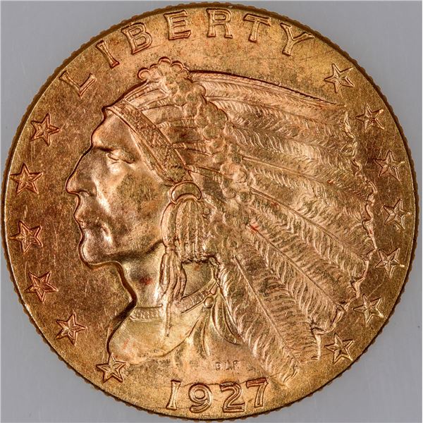 U. S. Gold $2 1/2 Coin: 1927 [183567]