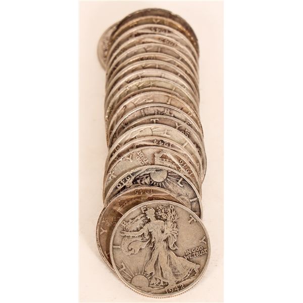 Walking Liberty Half Dollars (20) [184739]
