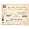 Image 1 : Gold Hill Check Pair, 1863-1918, Rare [183757]