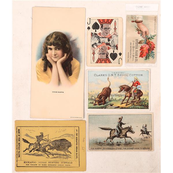 Western Themed Advertising & Trade Cards, 6 [178883]