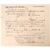 Image 1 : Indiana Arrest Warrant, Counterfeit  c1867 [182914]