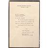 Image 1 : Hoovers First Lady's Secretary Signed Letter c1938 [183139]