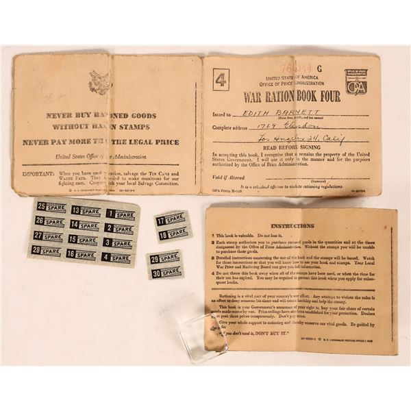WWII Ration Books (2) [185590]