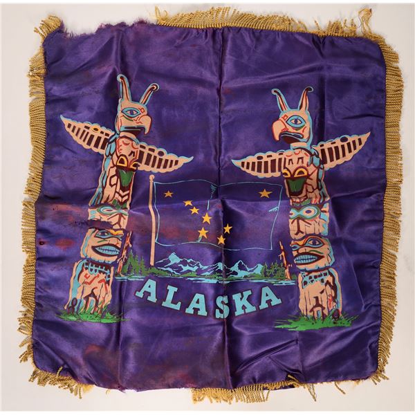 Alaska Banner with Gold Fringe [178701]