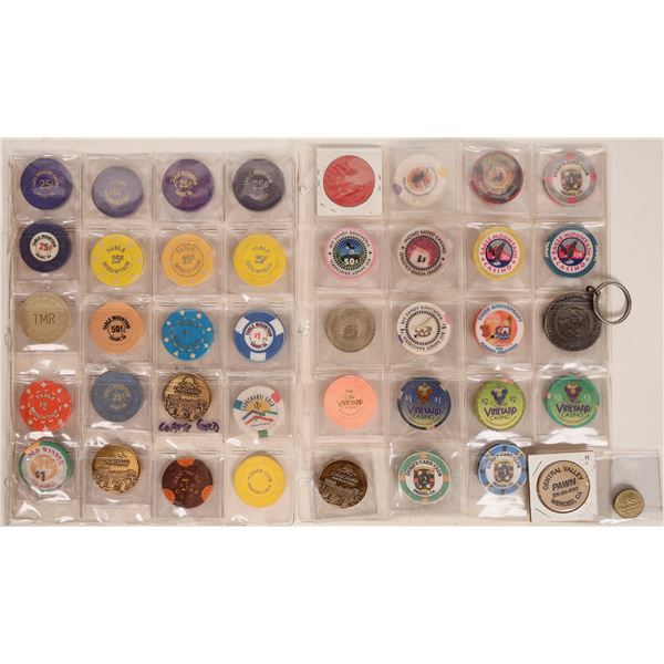 Fresno Area Gaming Chip Collection (40) [183100]