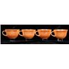Image 1 : Carnival Glass Style Tea Cups, 4 [177642]