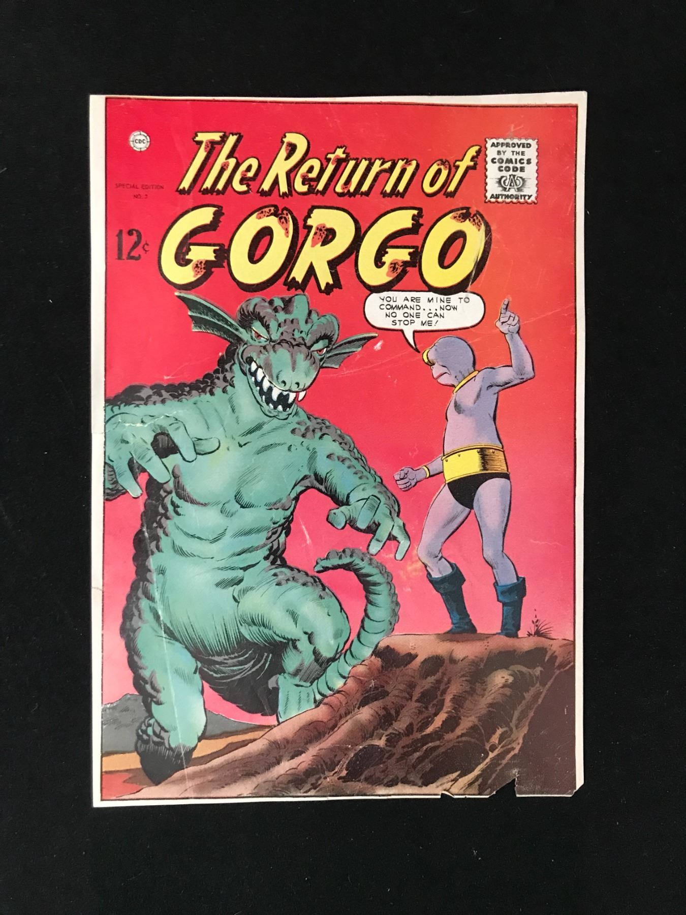 CDC COMICS NO.3 THE RETURN OF GORGO