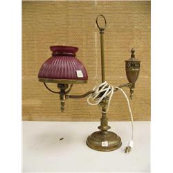 Electric Brass Lamp with shade (194)