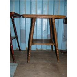 American oak lamp table, circa 1900 (2)