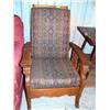 Image 1 : American oak reclining Morris chair with lion's head handles (2)