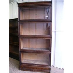 4 stacker book case with bottom drawer - all original (194)