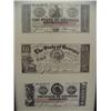 Image 1 : Collection of Civil War money GA $5, $10, $100 - Authentic, signed notes - confederate treasury - ma