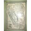Image 1 : Double matted and framed County map of State of California dated 1879 by S. Augustus Mitchell  (194)