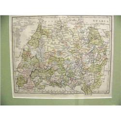 Double matted and framed map, published in London 2/1/1802 by R. Wilkinson, map of Europe (194)
