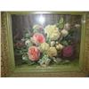 Image 1 : Beautiful antique framed floral picture (199)