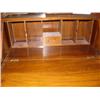Image 5 : Fabulous carved teak drop front desk with 2 drawers (2)