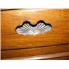 Image 7 : Fabulous carved teak drop front desk with 2 drawers (2)